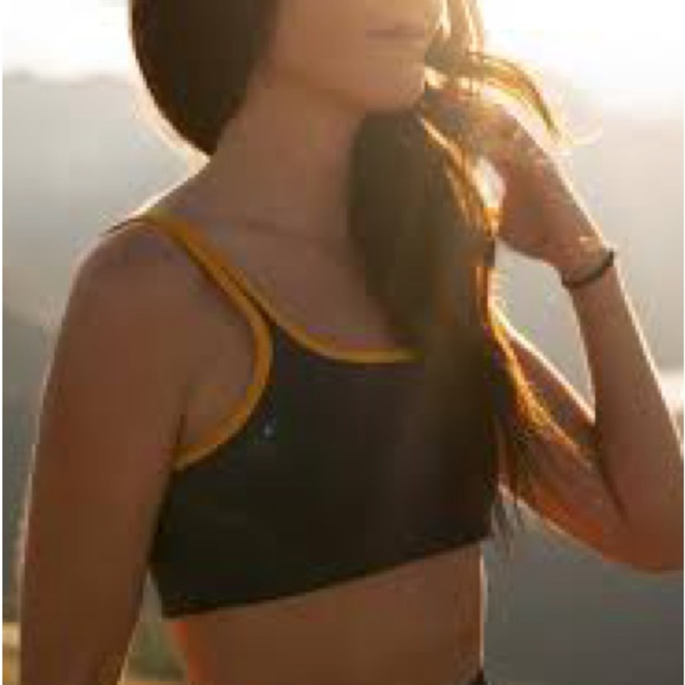NWT Splits59 Cait Recycled Techflex Bra Indigo/Marigold XS